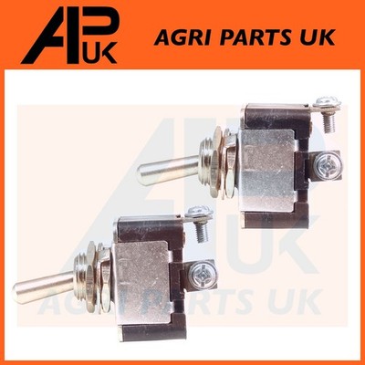 2x 12V Universal Metall Kippschalter ON/OFF Schraube Boot LKW Anhänger LKW