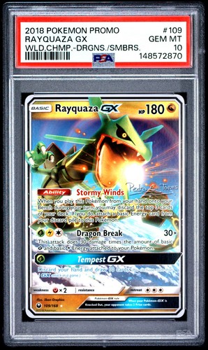 Rayquaza-GX graded PSA 10 for sale on eBay