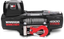 Warrior Winches Titan 4,500lb 12v Electric Winch - Steel Rope