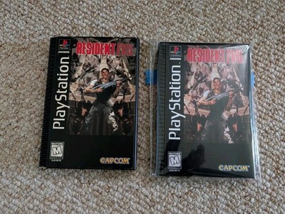 ORIGINAL Resident Evil PS1 Long Box Complete, With Custom Replacement Box READ!!