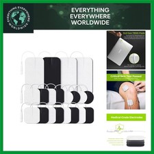TENS Unit Electrodes Set: 20 Reusable Pads for Full-Body Pain Relief Solutions