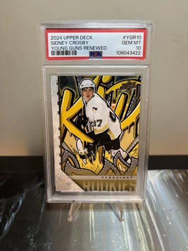 2024-25 Upper Deck Series 1 - Young Guns Renewed Sidney Crosby #YGR-10 PSA 10