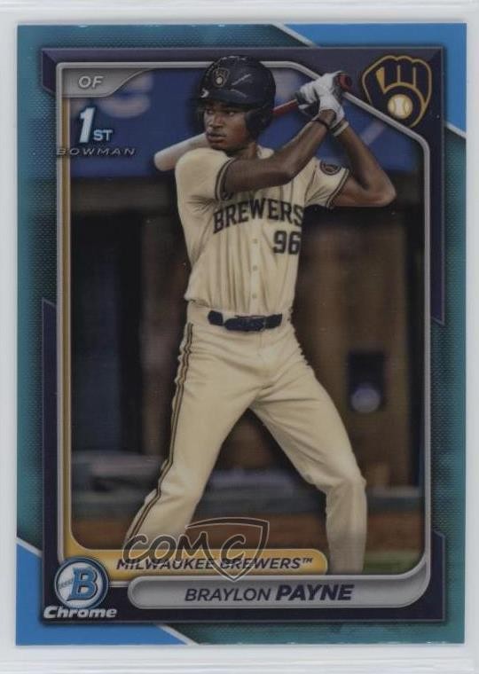 2024 Bowman Draft Chrome Sky Blue Refractor Braylon Payne #BDC-72 0zu6