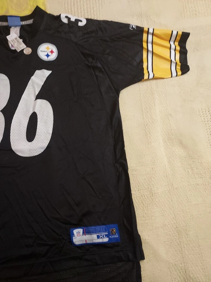 Camiseta de los Steelers NFL Bettis #36 Super Bowl XL Negra Talla Para hombres XL Reebok ETIQUETAS NUEVAS Foto 2 de 4