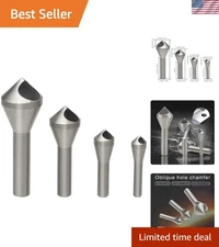 New 4pcs Countersink Chamfer Tool Set Silver