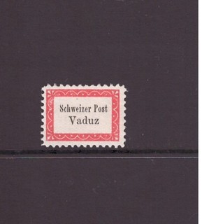 # 41 BOTENPOST VADUZ SEVELEN POSTFRISCH 1600.