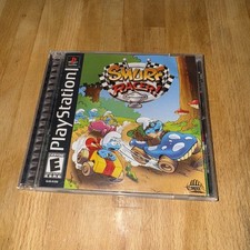 Smurf Racer Sony PlayStation 1 PS1 2001 CIB Complete Case Dmg