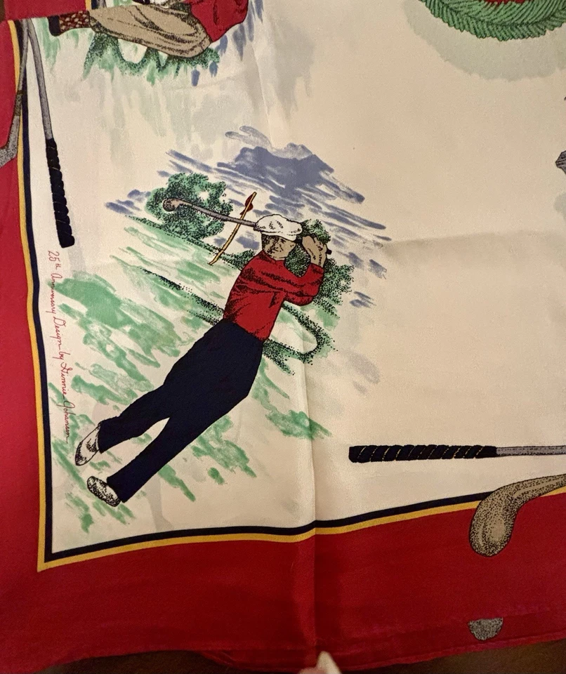 Golf seda coleccionable de colección que representa a hombres y mujeres golfistas Foto 2 de 4