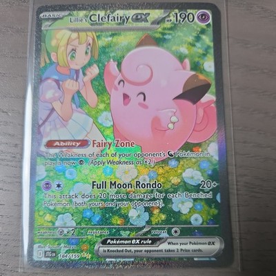 The Pokémon Company Lillie's Clefairy ex 184/159 SIR Full Art Holo English