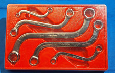 Snap-on Sbx605 5 Pc 12-point Sae S-shaped Box Wrench Set 516 78 Snap-on Sbx605 5 Pc 12-point Sae S-shaped Box Wrench Set 516 78