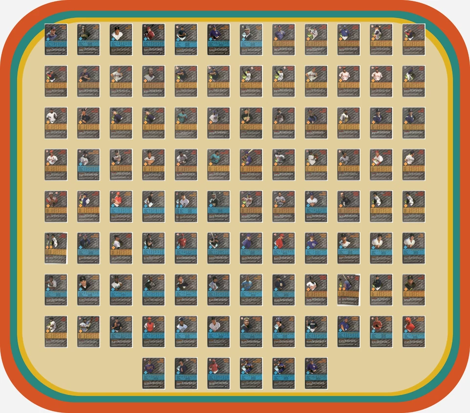 Bowman’s Best Lot 1997 (102) — Estrellas/RC: Rolen, Andruw, Nomar, McGwire, Rivera Foto 2 de 4