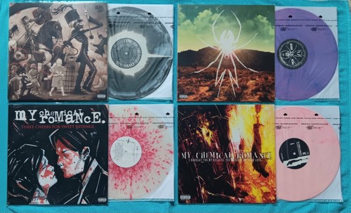 MY CHEMICAL ROMANCE HOT TOPIC Collection 5 Vinyl LP Discography Parade Cheers