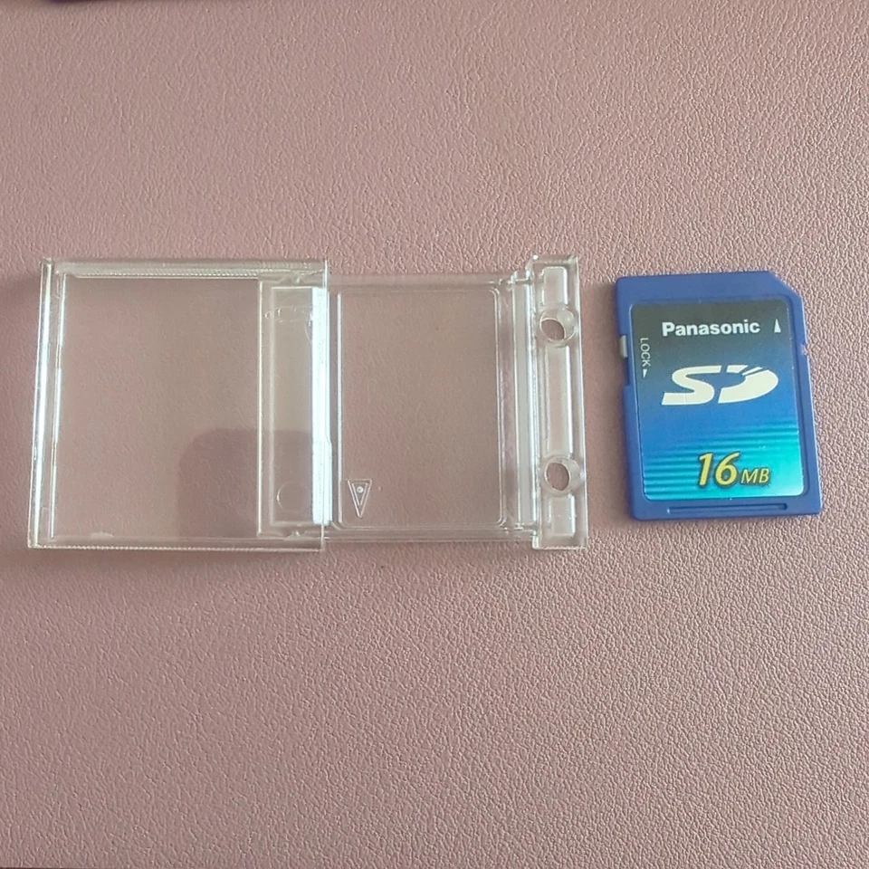 Panasonic Genuine 16MB SD Memory Card RP-SD0016B Made in Japan Rare Vintage Work - Image 2 of 4