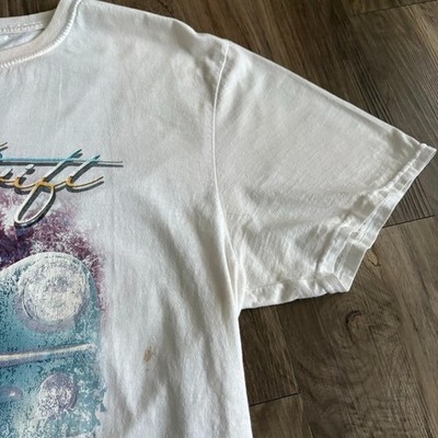 Vintage 2007 Taylor Swift Debut Album T-Shirt White Size L Worn