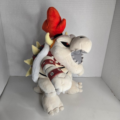 #ad #ad Rare 13quot; Dry Bowser Koopa Plush Little Buddy Super Mario All Stars Collection $25.00