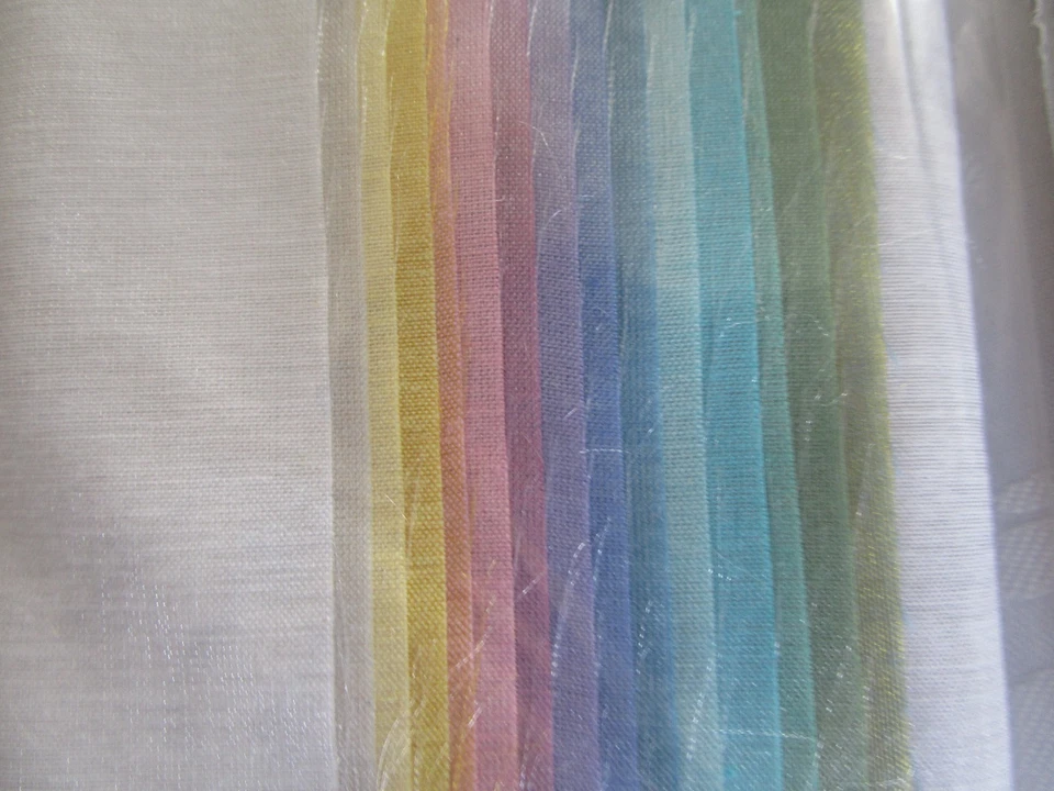 Recuerdo Acolchado ALGODÓN COJO 10" Cuadrado, LOTE - 2, ALGODÓN/NYLON, PASTEL, JOYA Foto 3 de 4