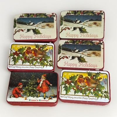 Victorian Memories Limited Edition Christmas Tins Lillian Vernon 1981 Vintage