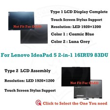 For Lenovo IdeaPad 5 2-in-1 16IRU9 83DU0016MX LCD Touch Screen Assembly Display