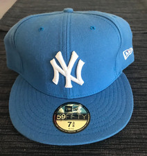 New Era 59 fifty light blue Yankee Fitted Cap