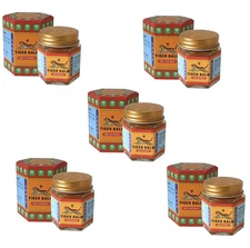 Tiger Balm Red 9ml x5 | Exp 01/2027 | Natural Pain Relief & Muscle Rub