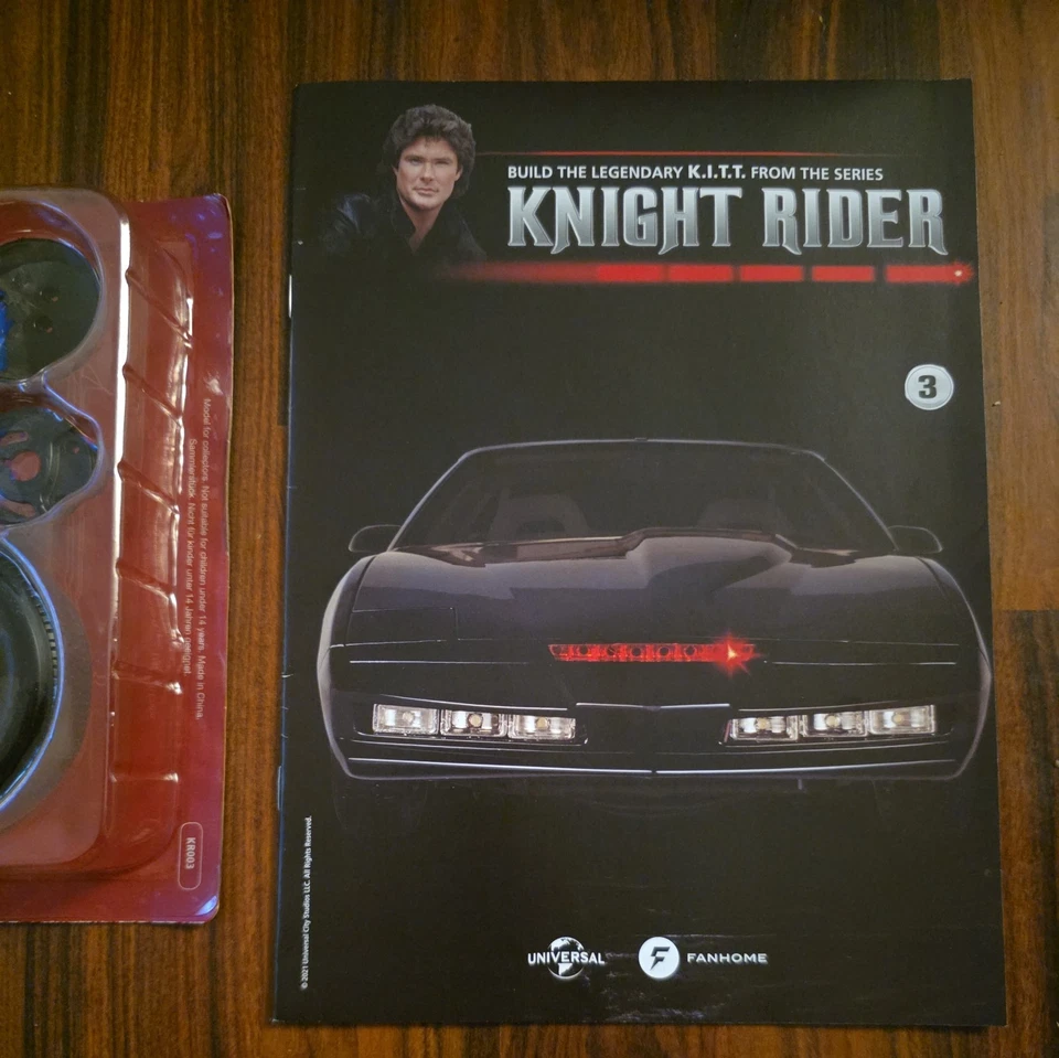 1/8 FANHOME DEAGOSTINI BUILD THE K2000 KITT K.I.T.T. KNIGHT RIDER CAR ISSUE 3 - Image 2 of 3