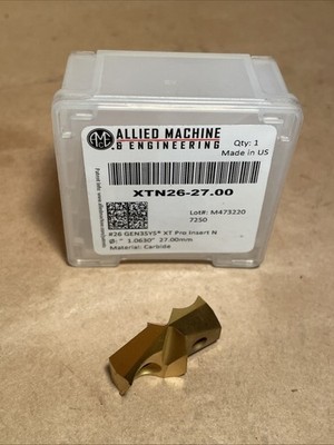 Allied Machine & Engineering GEN3SYS XT Pro Insert XTN26-27.00 Insert 1.0630 