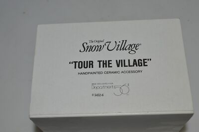 Department 56 Snow Village Tour the Village #5452-6 (PVR48) Weihnachtsdorf