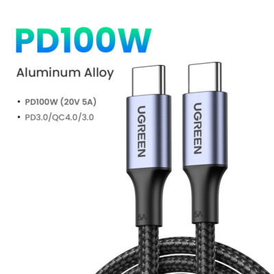 100W USB C to USB C Charging Cable for MacBook MateBook