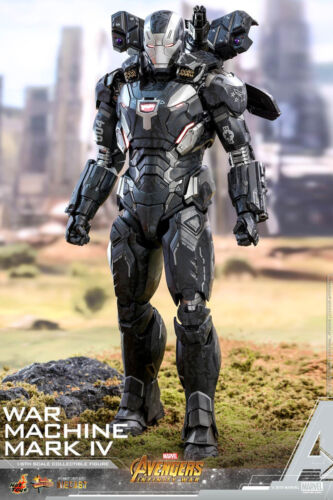 FIGURINE D'ACTION EXCLUSIVE AVENGERS INFINITY WAR MACHINE IV MOULÉE SOUS PRESSION HOT TOYS MMS 499 - Photo 1 sur 15