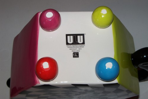 TEA POT-MODERN-Ulu Giftcraft Large Tea Pot Modern Contemporary Cubist-NEW Boxed - Picture 8 of 12
