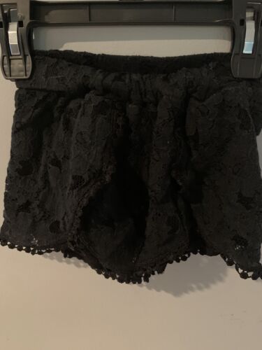 Chillipop Girls Black Shorts Size 4