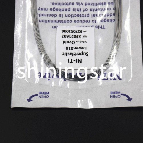 1 Sacchetto Super Elastico Niti Dentale Ortodontico Arco Filo Rotondo Ovoidale Superiore/Inferiore - Foto 32 di 38