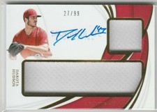 2019 Panini Immaculate Dakota Hudson D-DH Doubles Auto Relic #'d 27/99 Cardinals