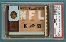 2006 Playoff National Treas. Materials Jim Kelly Game Jersey /49 #TL-JK PSA 9!