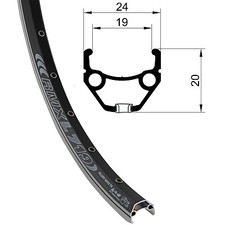 28 Zoll Fahrradfelge RMX L 719 Alu  Hohlkammerfelge geöst 36 Loch Felge 622 x 19