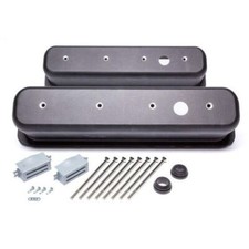 Racing Power R6146-1bk Black Aluminum Valve Covers Center Bolt For Sbc New