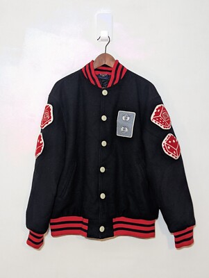 Icecream 関税込 ブラウニージャケット 2008 Billionaire Boys Club Jacket Wool Vegas Cards Varsity