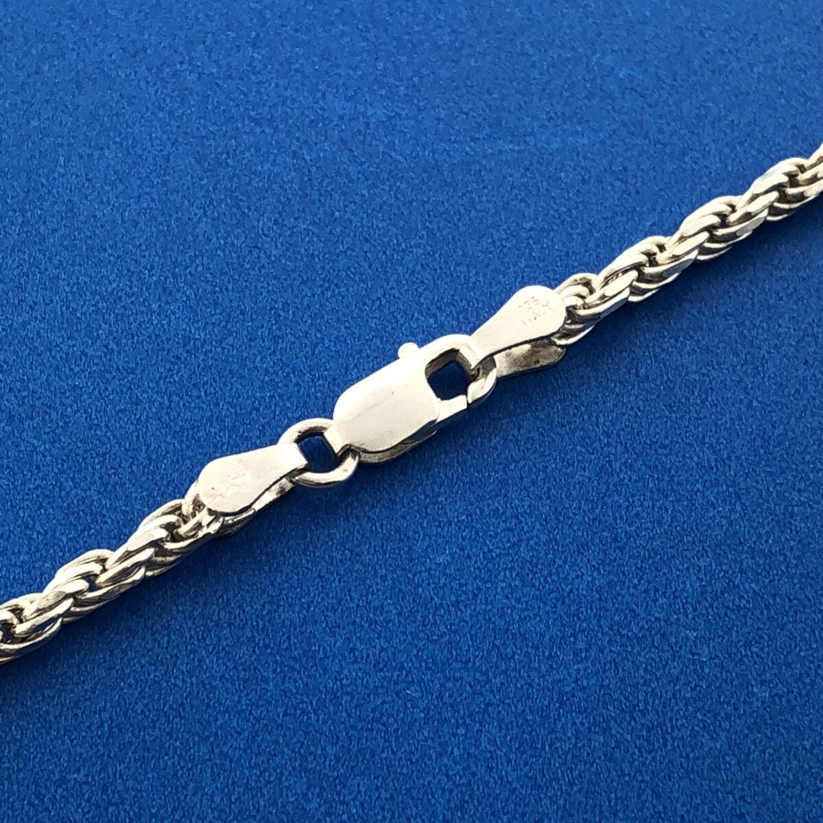 Milor Italy 925 Sterling Silver 2.70 mm Statement Rope Chain Milor Italy 925 Sterling Silver 2.70 mm Statement Rope Chain