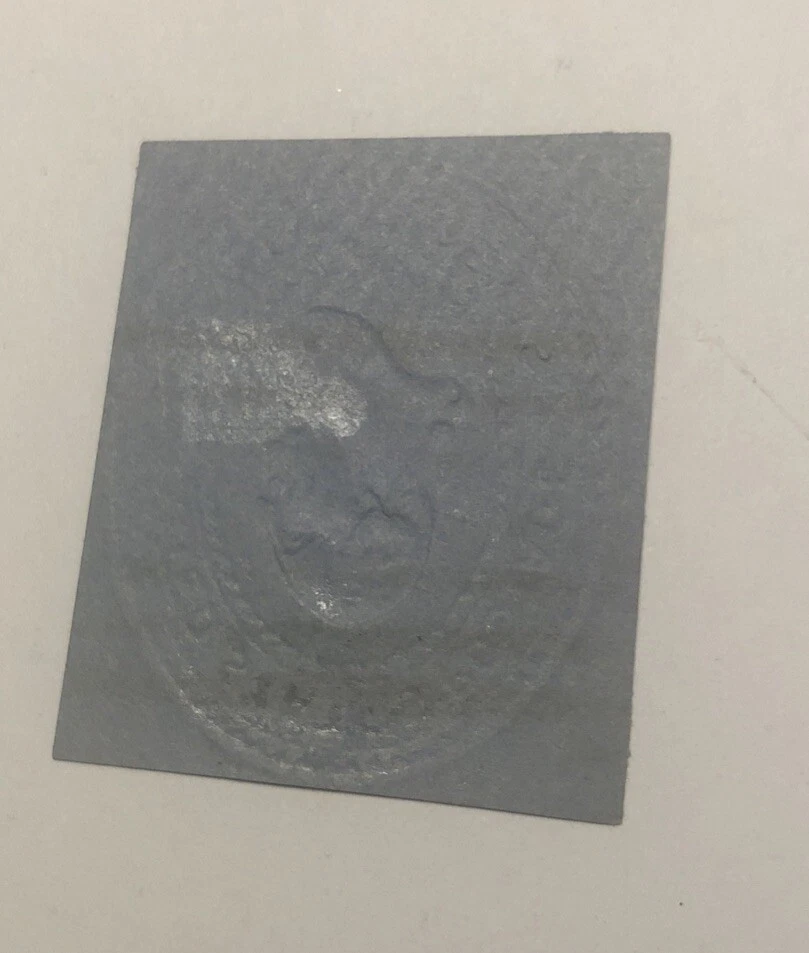 Washington Cut Square 2 cent on blue - Image 2 of 2