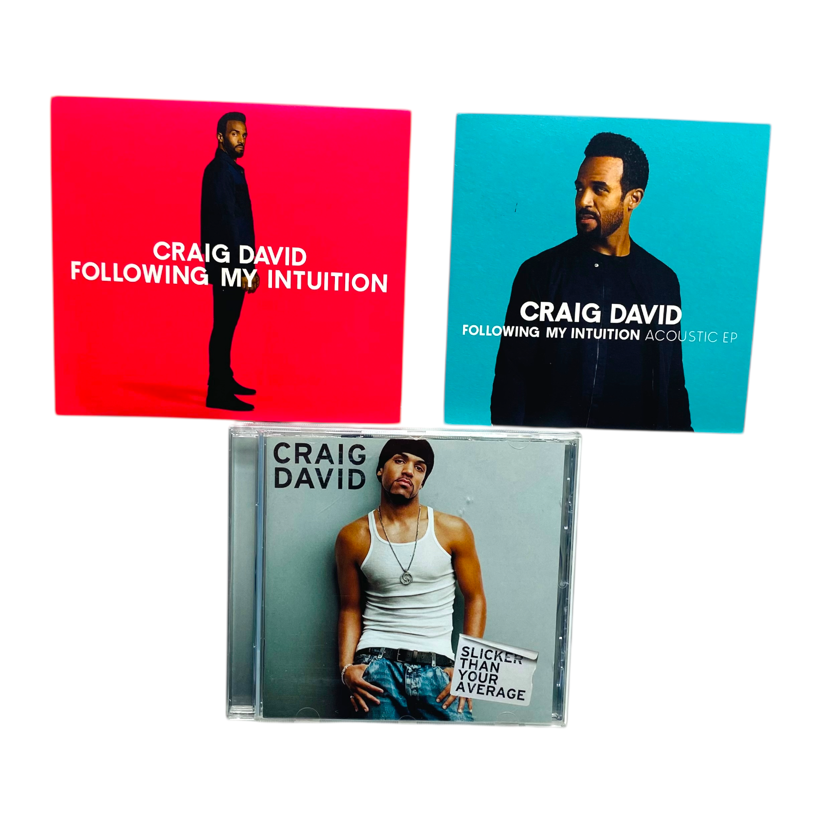 Craig David ( CD Bundle )  Following My Intuition (deluxe) & Slicker than your..