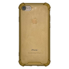 for iPhone 7 Plus/8 Plus Transparent TPU Shockproof Case Cover GOLD