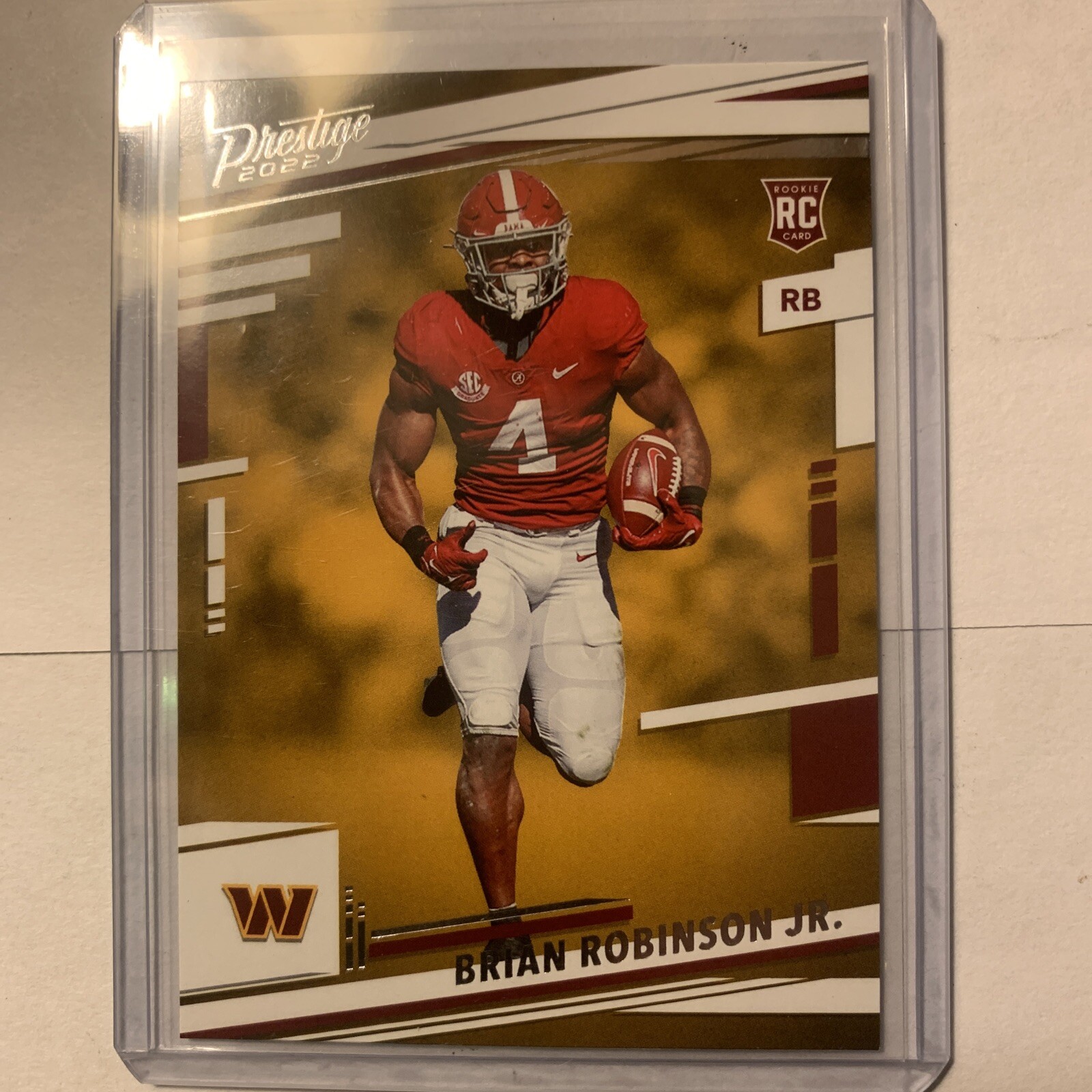2022 Panini Prestige RC Brian Robinson JR. # 320