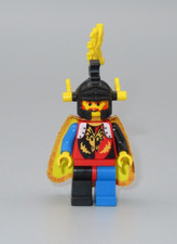 Lego Dragon Knight yellow plumes rare cape Castle minifigure 6082 Fortress