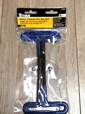 Titan 6pc Metric T-Handle Hex Key Set w/ Comfort Grip Handles 2 to 6mm #12769
