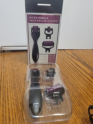 Micro Needle Face Roller System 3-in-1 Tightens And Renews Skin