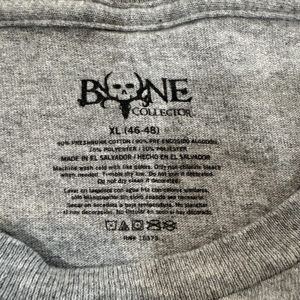 Camiseta manga larga Bone Collector.  Temporada de caza de ciervos grises XL 46-48 para hombre Foto 4 de 4