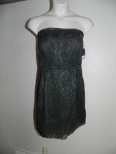 Davids Bridal Dress Size 14 Strapless W10184 Tarragon Bridesmaid NWT $149