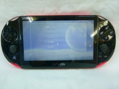 SONY - SONY PlayStationVITA 本体  PCH-2000 ZA15 Sony PS Playstation vita Wi-Fi model PINK BLACK PCH-2000