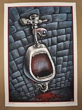 The Bathroom Suite Urinal Variant EMEK Signed Art Screen Print Poster Melvins