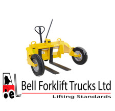 Rough Terrain Pallet Truck for building/construction sites, farms, garden centre